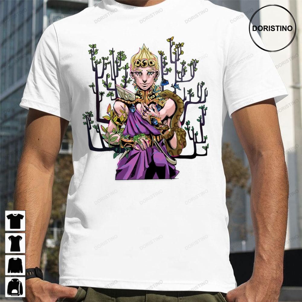 The Flower Stepping Prince Long Golden Wind Awesome Shirts